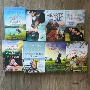 Bundle of 8 Romance Paperback Novels by Various Authors